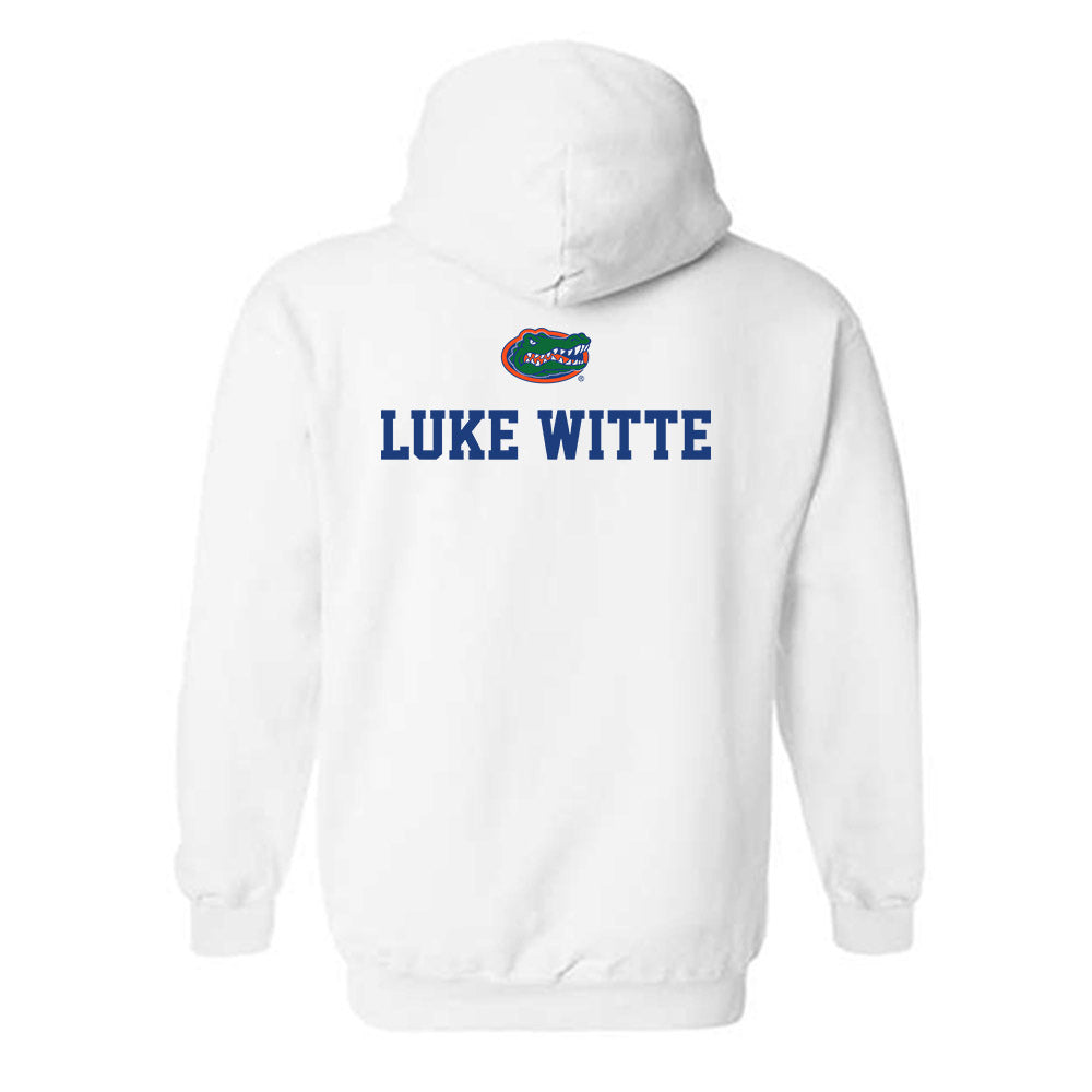 Florida - NCAA Men's Track & Field : John Luke Witte - Classic Shersey Hooded Sweatshirt-1