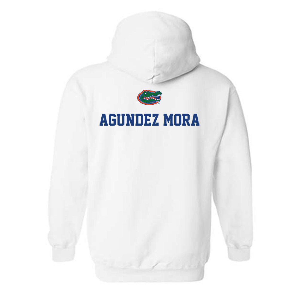 Florida - NCAA Men's Swimming & Diving : JESUS MIGUEL AGUNDEZ MORA - Classic Shersey Hooded Sweatshirt-1