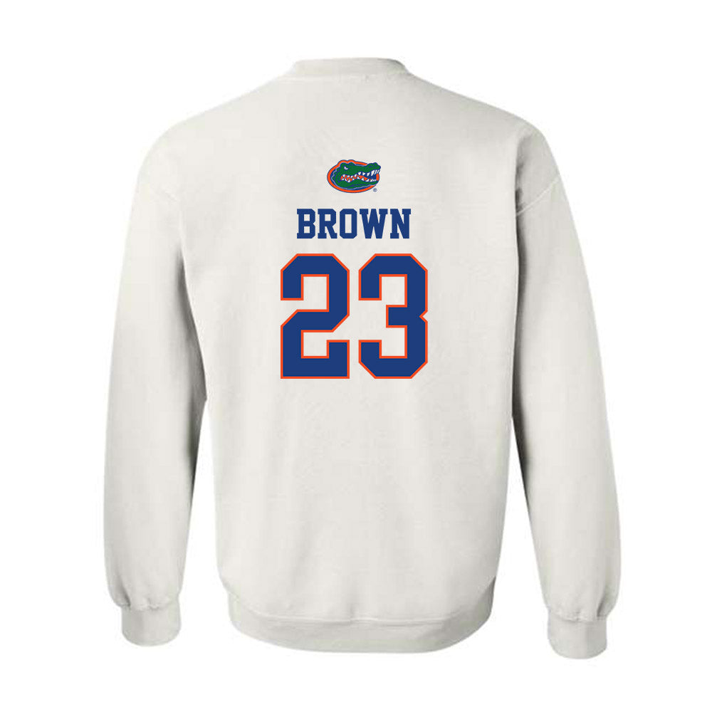 Florida - NCAA Men's Basketball : AJ Brown - Classic Shersey Crewneck Sweatshirt-1