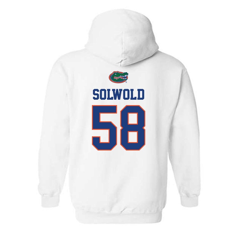 Florida - NCAA Football : Hunter Solwold - Classic Shersey Hooded Sweatshirt-1