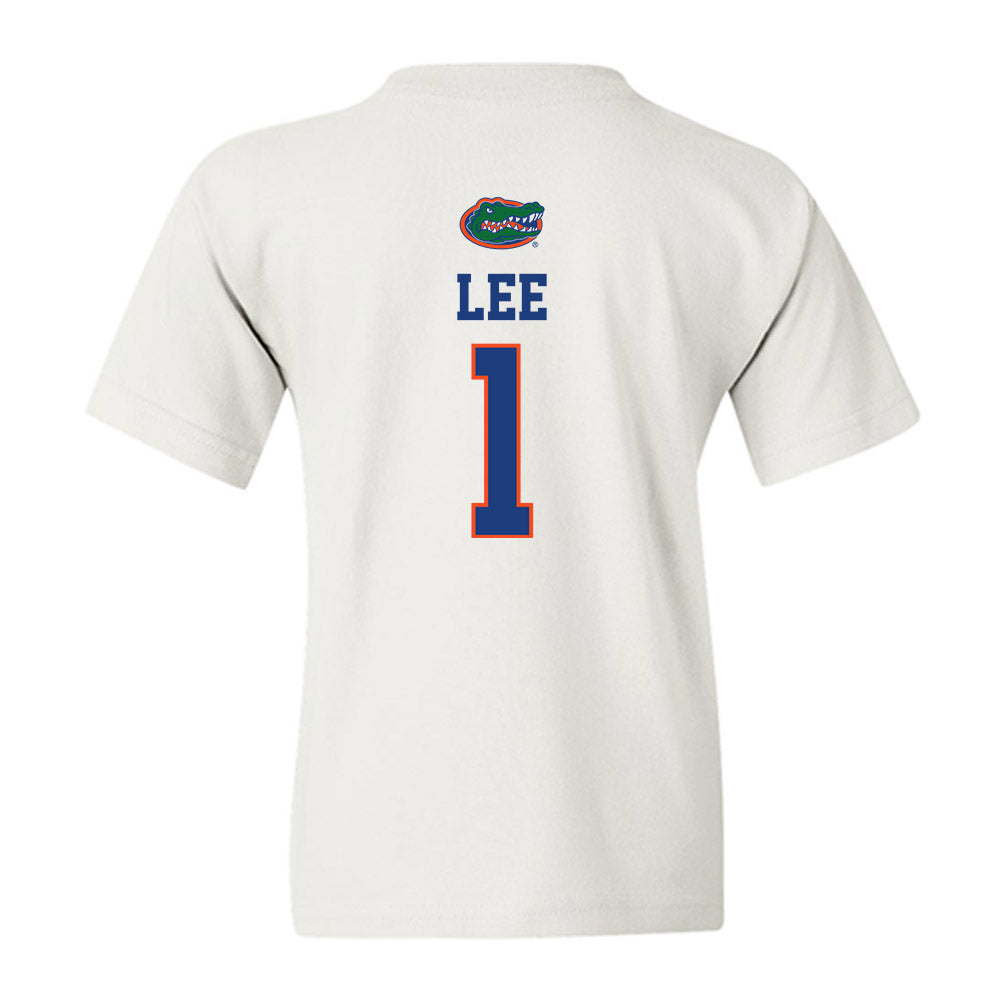 Florida - NCAA Men's Basketball : Xaivian Lee - Classic Shersey Youth T-Shirt-1