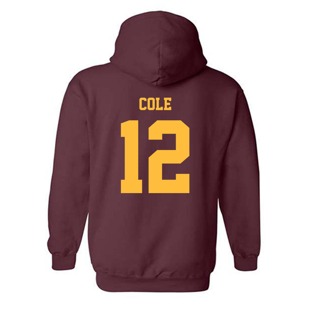 Minnesota - NCAA Baseball : Ethan Cole - Classic Fashion Shersey Hooded Sweatshirt-1