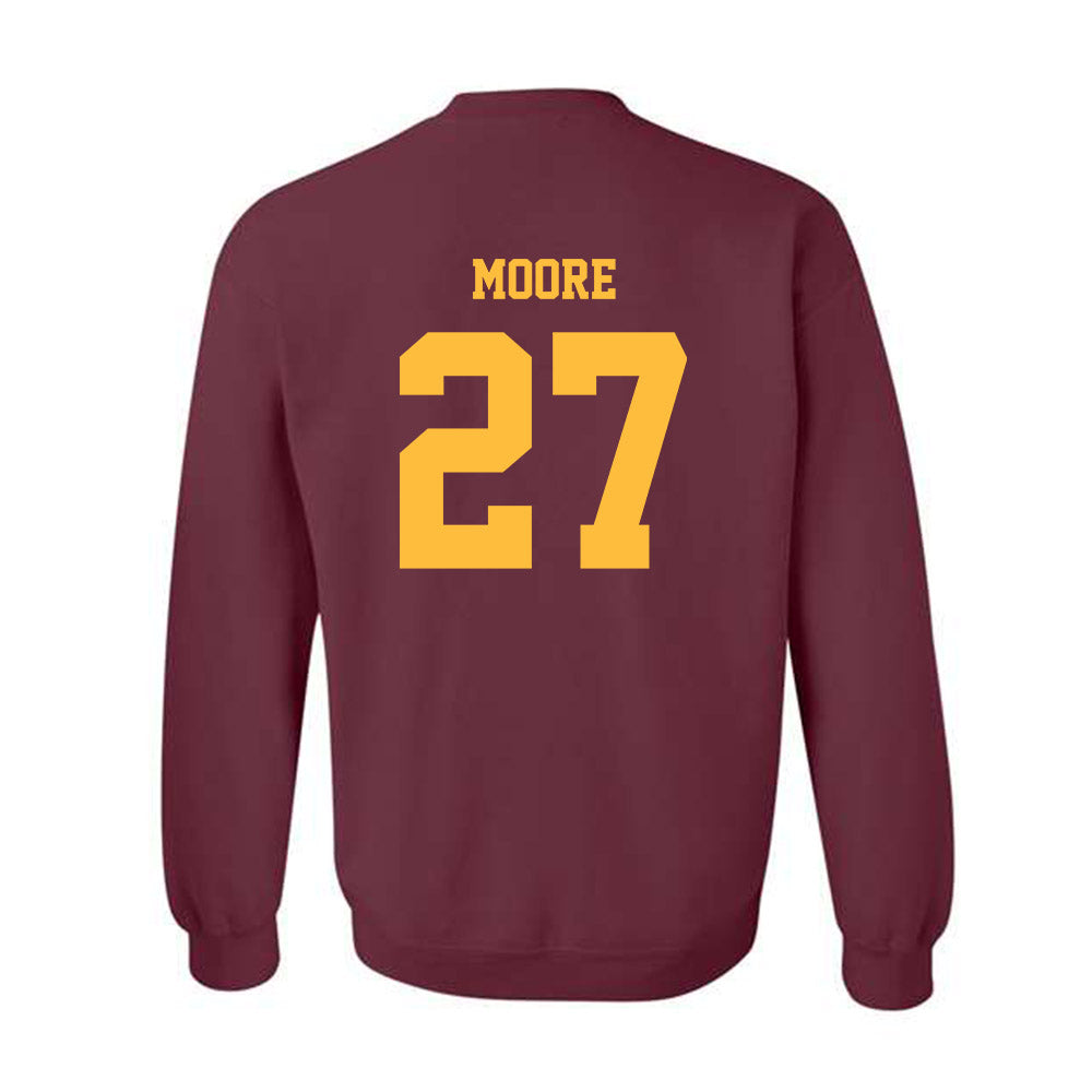 Minnesota - NCAA Men's Ice Hockey : Javon Moore - Classic Fashion Shersey Crewneck Sweatshirt-1