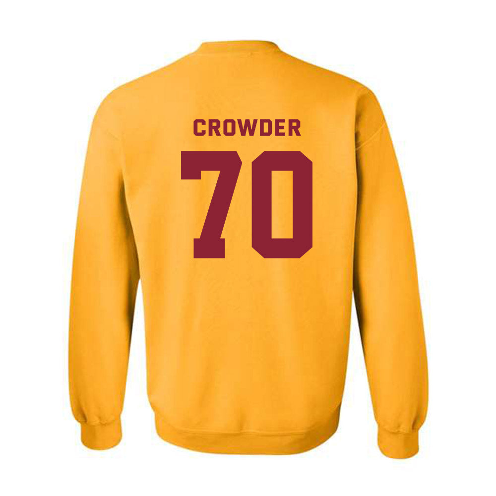 Minnesota - NCAA Football : Naquan Crowder - Sports Shersey Crewneck Sweatshirt-1