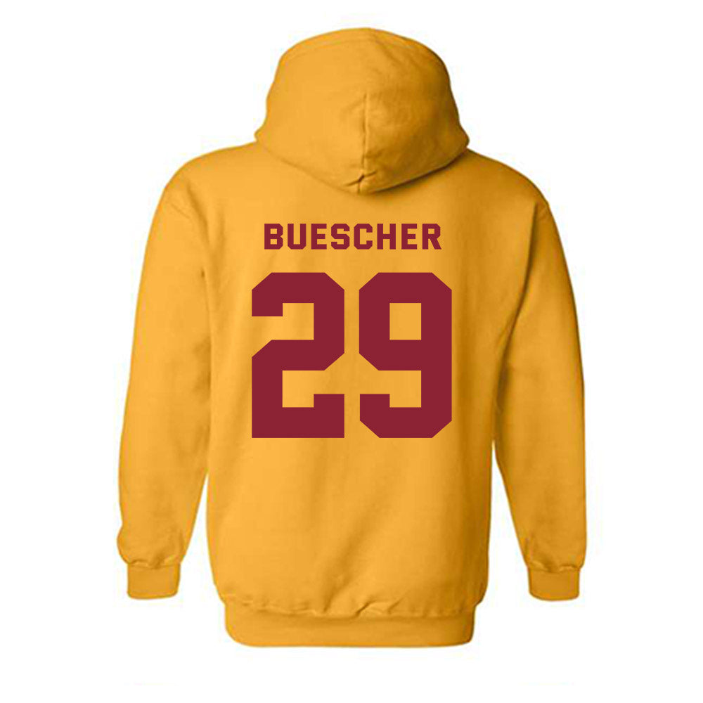 Minnesota - NCAA Women's Soccer : Emily Buescher - Sports Shersey Hooded Sweatshirt-1