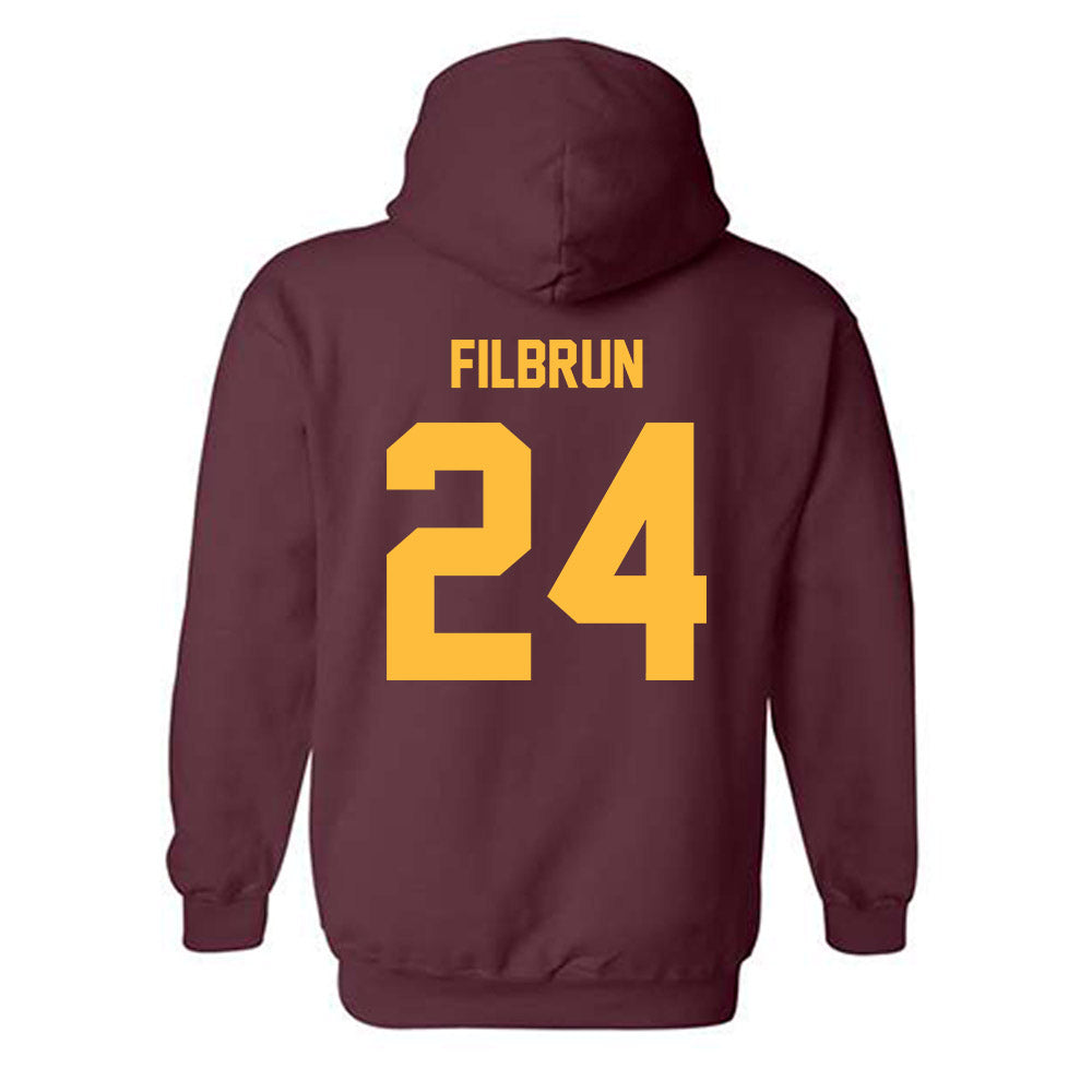 Minnesota - NCAA Women's Soccer : Emily Filbrun - Classic Shersey Hooded Sweatshirt-1