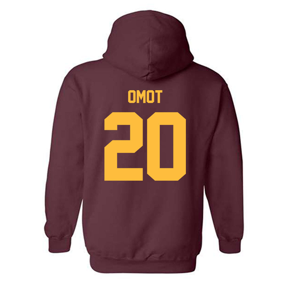 Minnesota - NCAA Men's Basketball : Bj Omot - Classic Shersey Hooded Sweatshirt-1