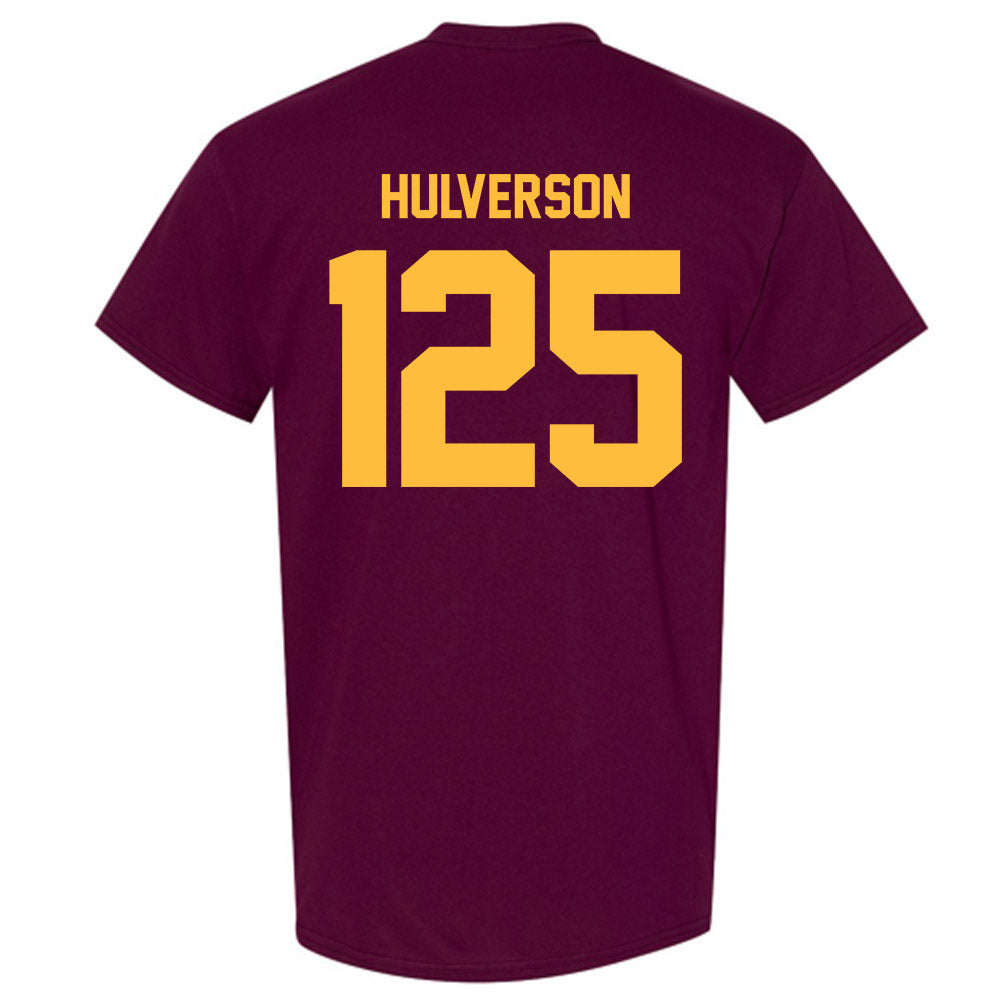Minnesota - NCAA Wrestling : Quincy Hulverson - Classic Shersey T-Shirt-1