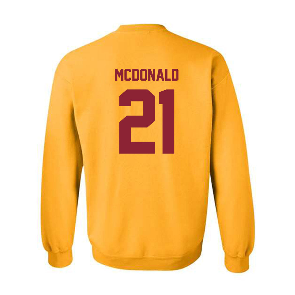 Minnesota - NCAA Football : Craig McDonald - Classic Shersey Crewneck Sweatshirt