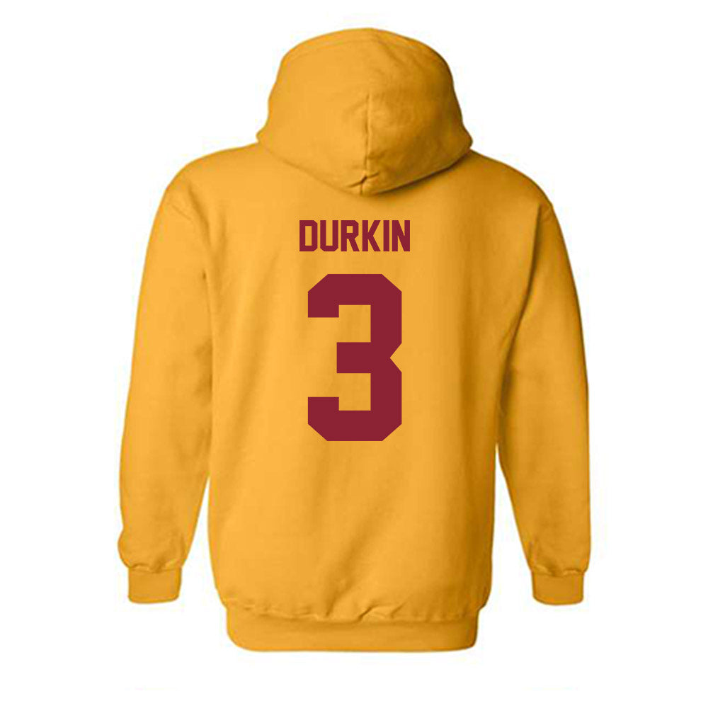 Minnesota - NCAA Men's Basketball : Bobby Durkin - Classic Shersey Hooded Sweatshirt-1