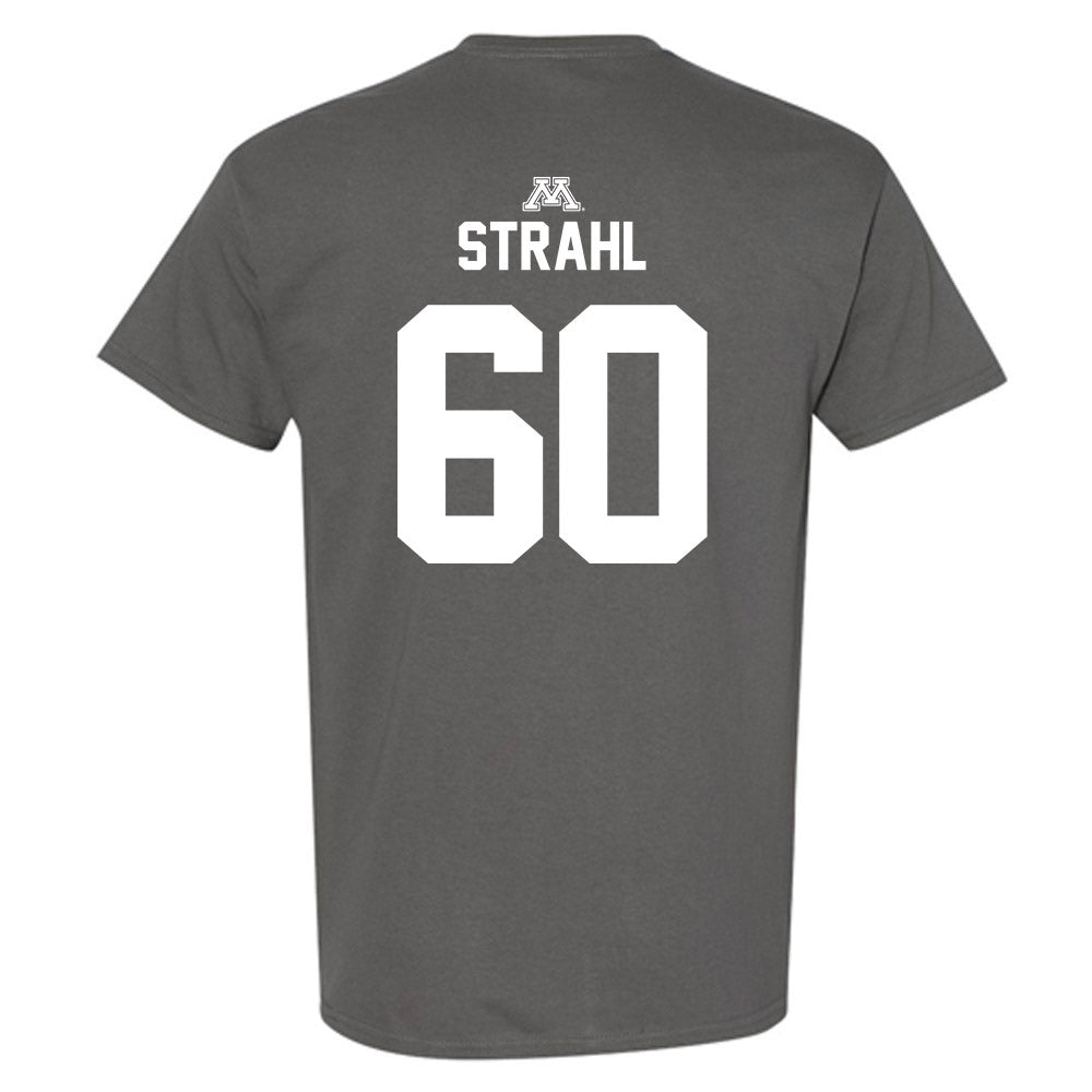 Minnesota - NCAA Men's Ice Hockey : Melvin Strahl - Classic Shersey T-Shirt-1
