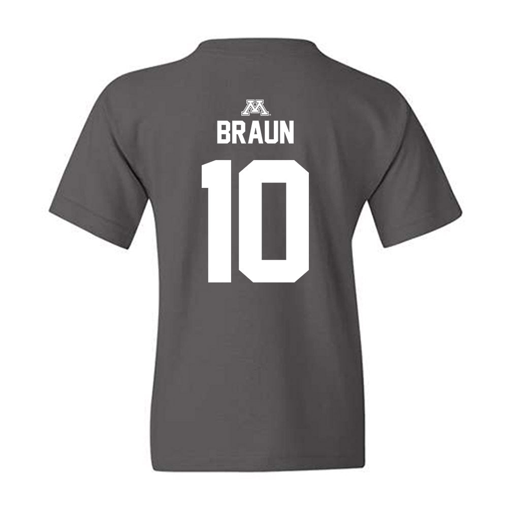 Minnesota - NCAA Women's Basketball : Mara Braun - Classic Shersey Youth T-Shirt-1