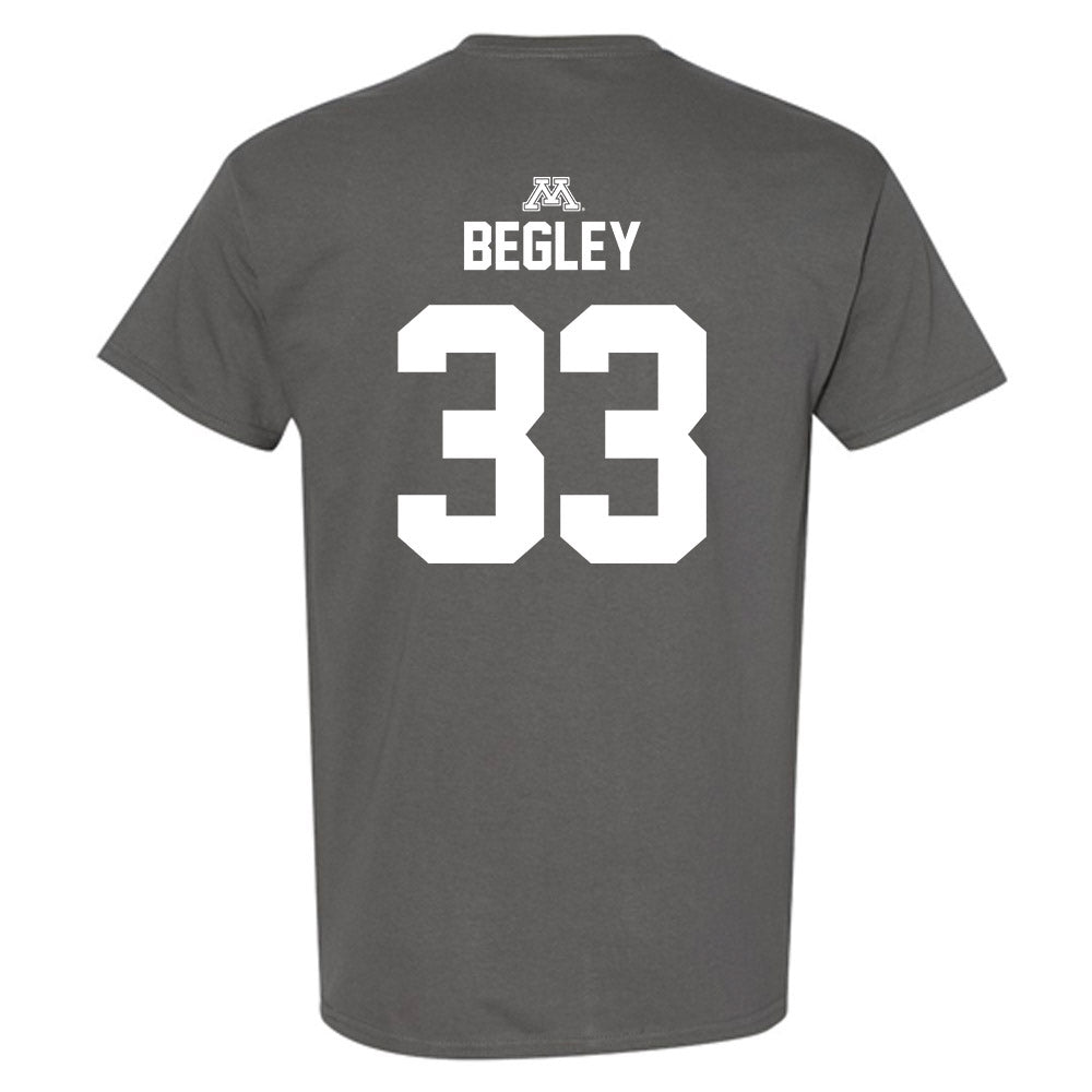 Minnesota - NCAA Men's Ice Hockey : Axel Begley - Classic Shersey T-Shirt-1