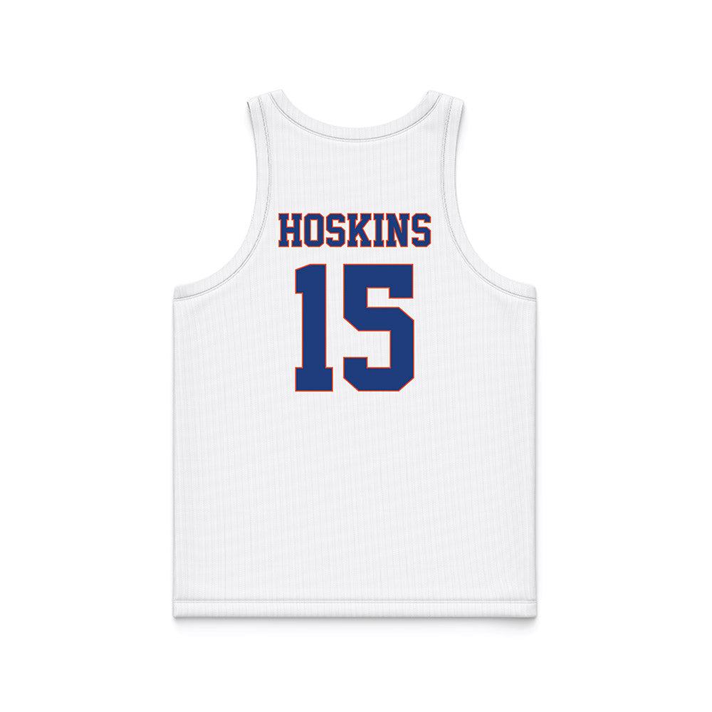 Florida - NCAA Women's Lacrosse : Caroline Hoskins - White Basketball Jersey-1