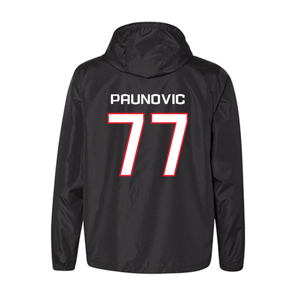 UConn - NCAA Men's Basketball : Uros Paunovic - Windbreaker-1
