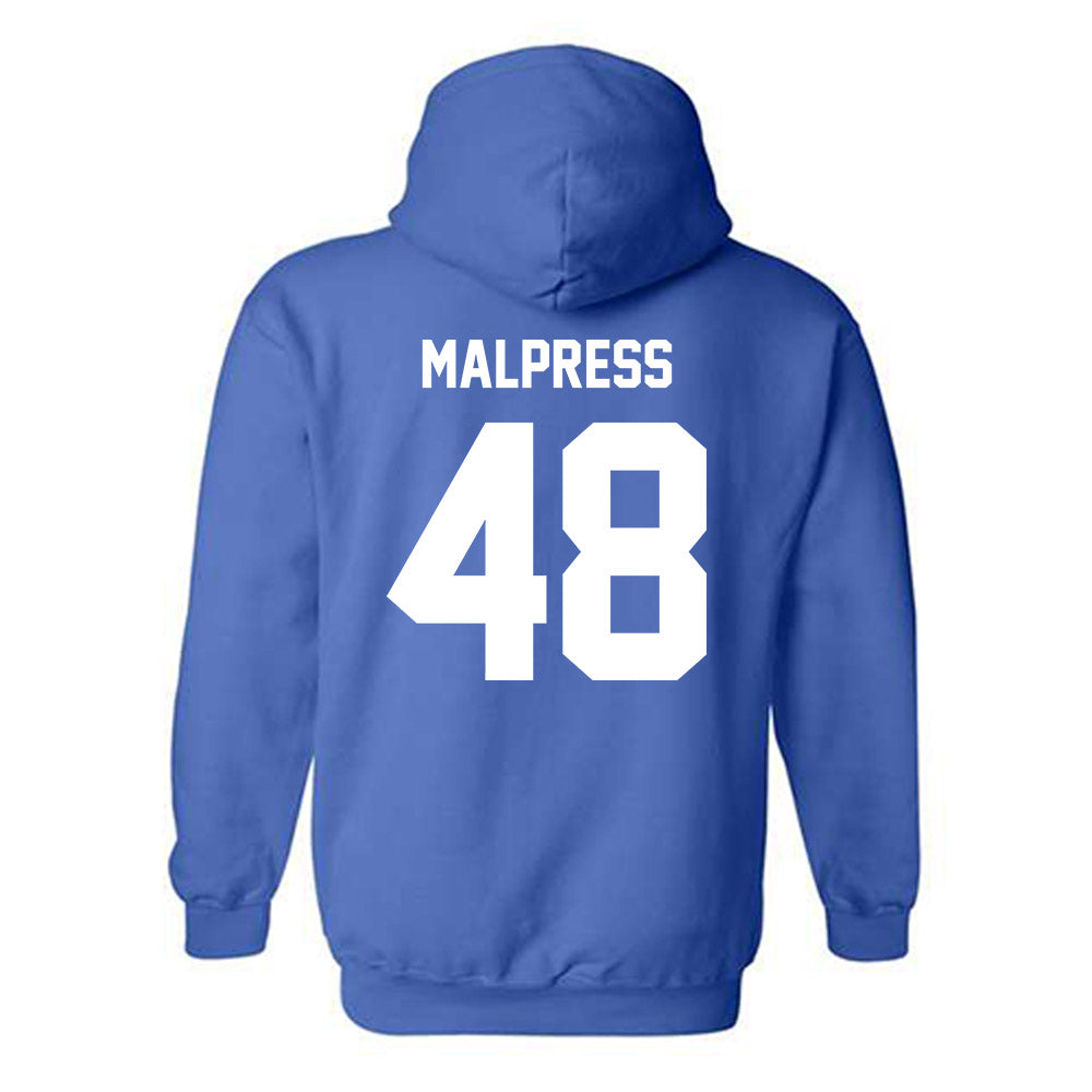 MTSU - NCAA Football : Darnell Malpress - Classic Shersey Hooded Sweatshirt-1