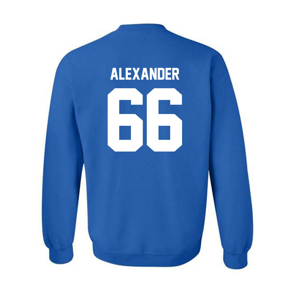 MTSU - NCAA Football : Aaren Alexander - Classic Shersey Crewneck Sweatshirt-1