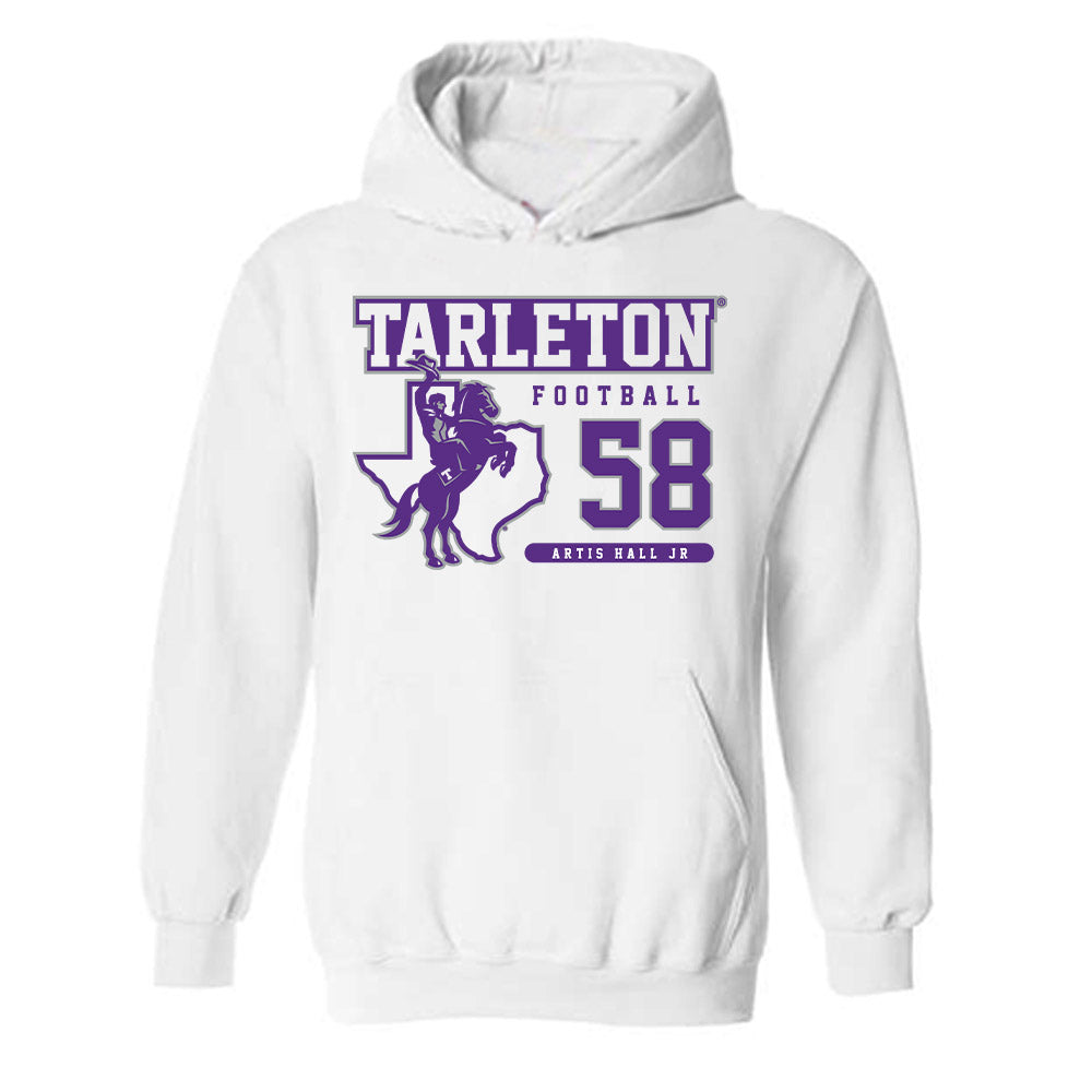 Tarleton State - NCAA Football : Artis Hall Jr - Classic Fashion Shersey Hooded Sweatshirt