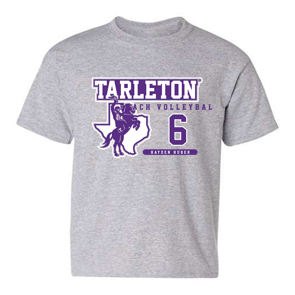 Tarleton State - NCAA Beach Volleyball : Hayden Huber - Classic Fashion Shersey Youth T-Shirt-0