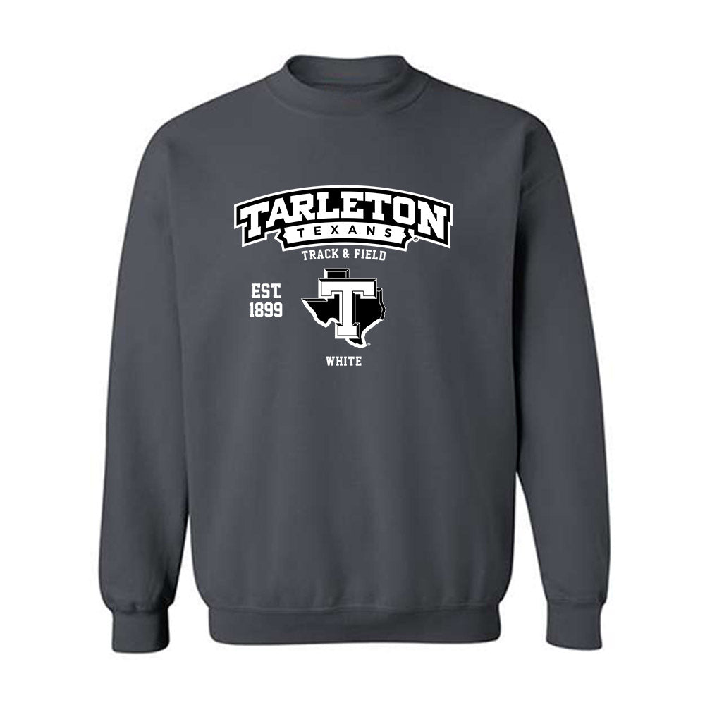 Tarleton State - NCAA Men's Track & Field : Geron White - Classic Fashion Shersey Crewneck Sweatshirt-0