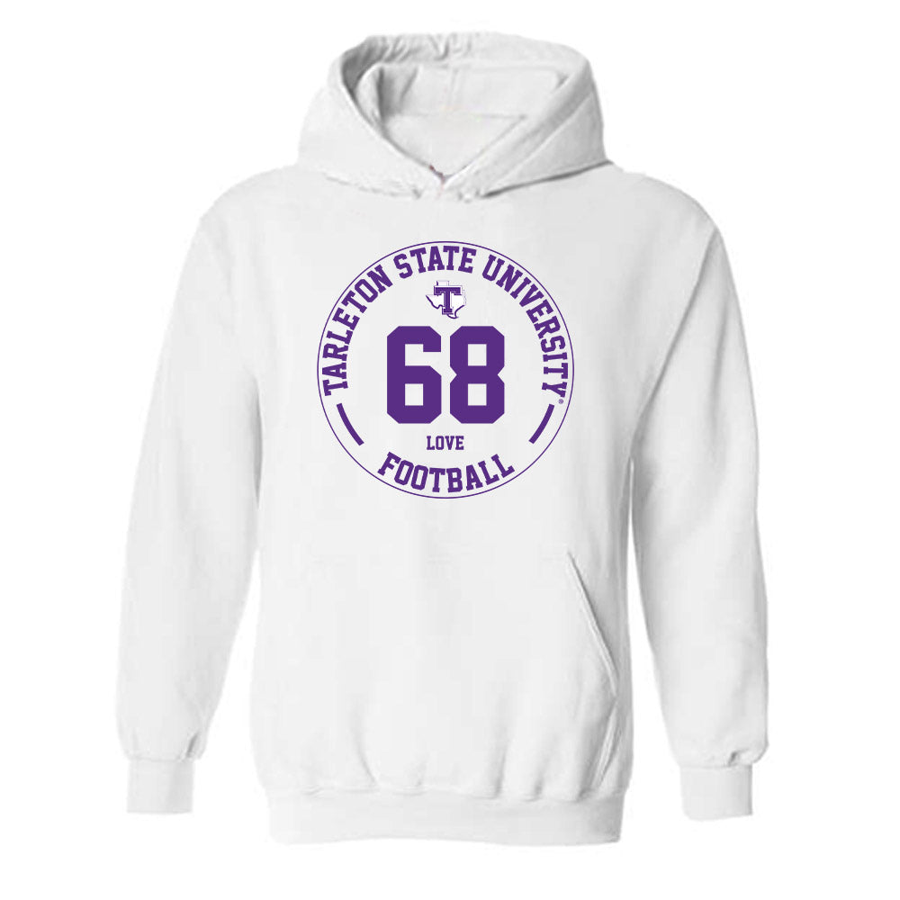 Tarleton State - NCAA Football : Jordan Love - Classic Fashion Shersey Hooded Sweatshirt-0