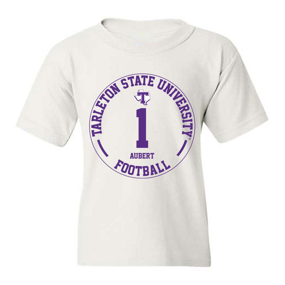 Tarleton State - NCAA Football : Jadan Aubert - Classic Fashion Shersey Youth T-Shirt-0