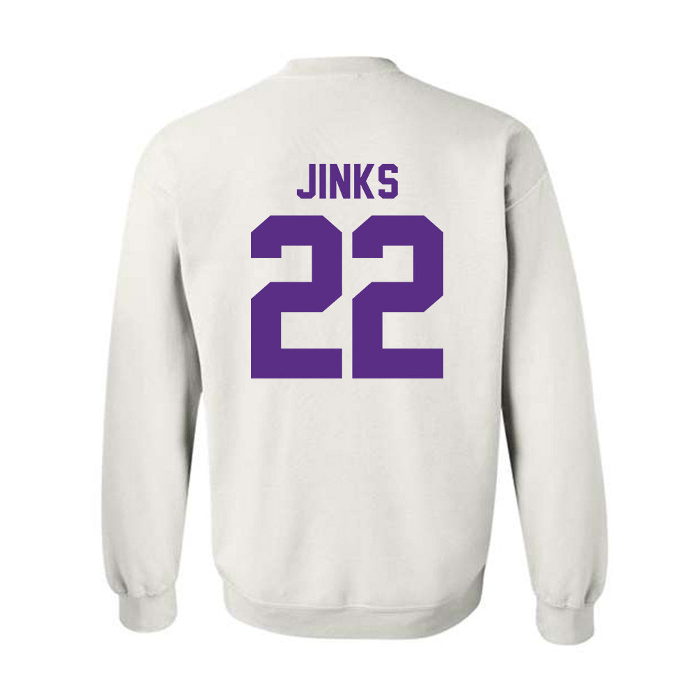 Tarleton State - NCAA Men's Basketball : Jaden Jinks - Classic Shersey Crewneck Sweatshirt-1