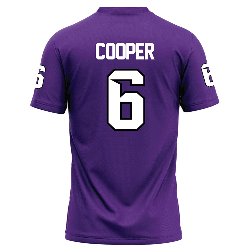 Tarleton State - NCAA Football : Darius Cooper - Purple Football Jersey