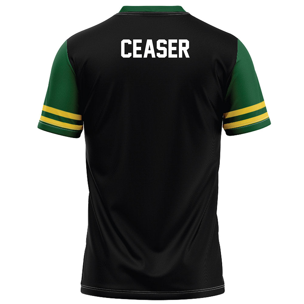 OKBU - NCAA Football : Brennen Ceaser - Black Football Jersey-1