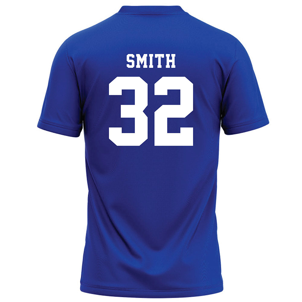 Hampton - NCAA Football : Cole Smith - Blue Football Jersey-1