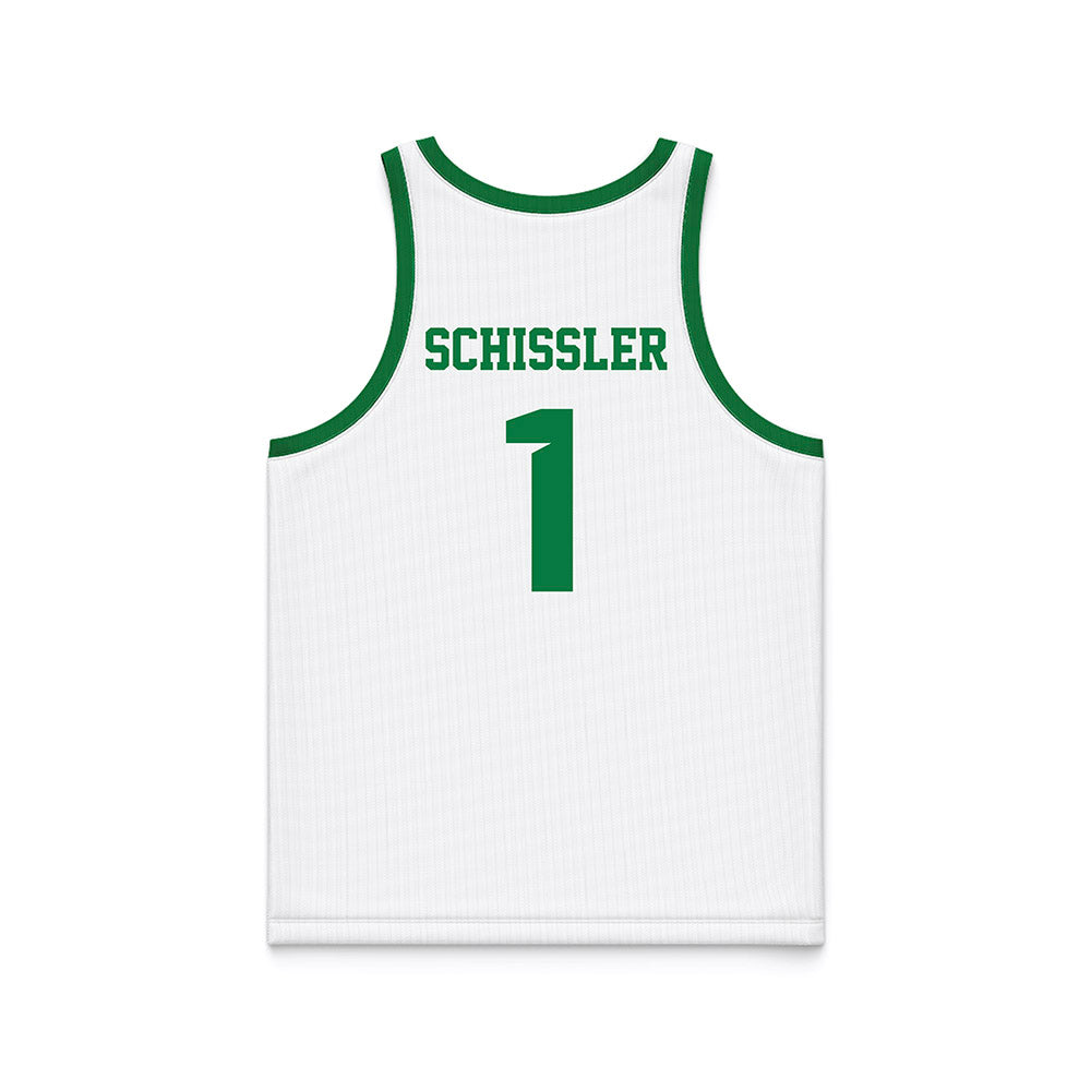 North Texas - NCAA Women's Basketball : Andi Schissler - White Basketball Jersey-1