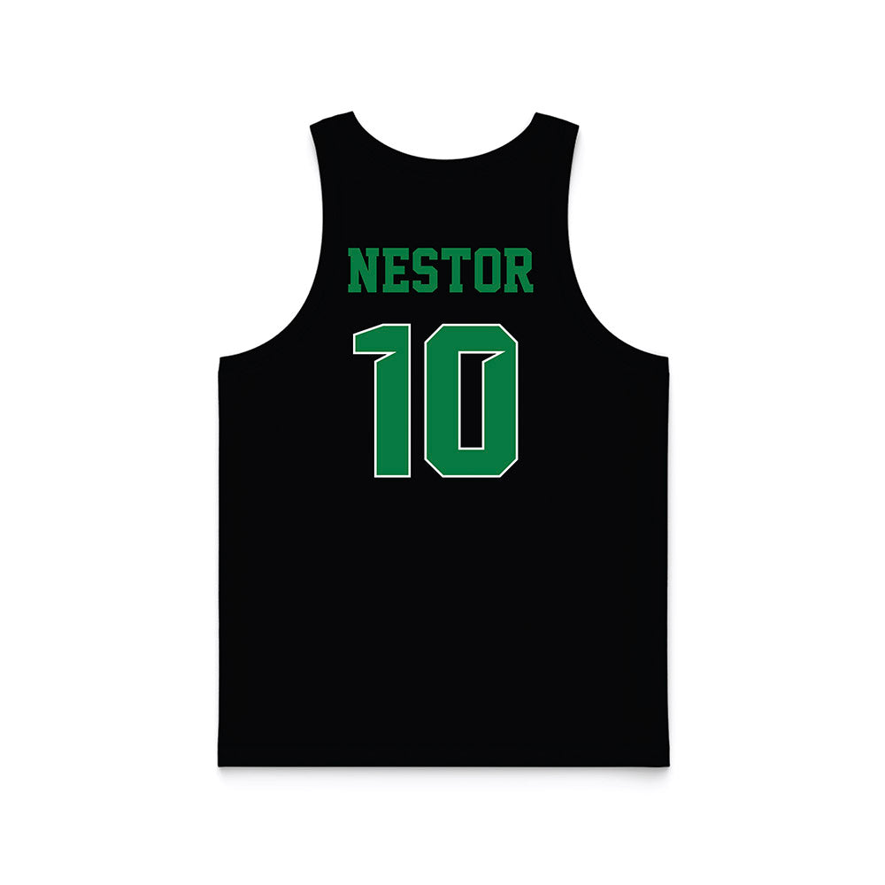 North Texas - NCAA Women's Basketball : Megan Nestor - Black Basketball Jersey-1