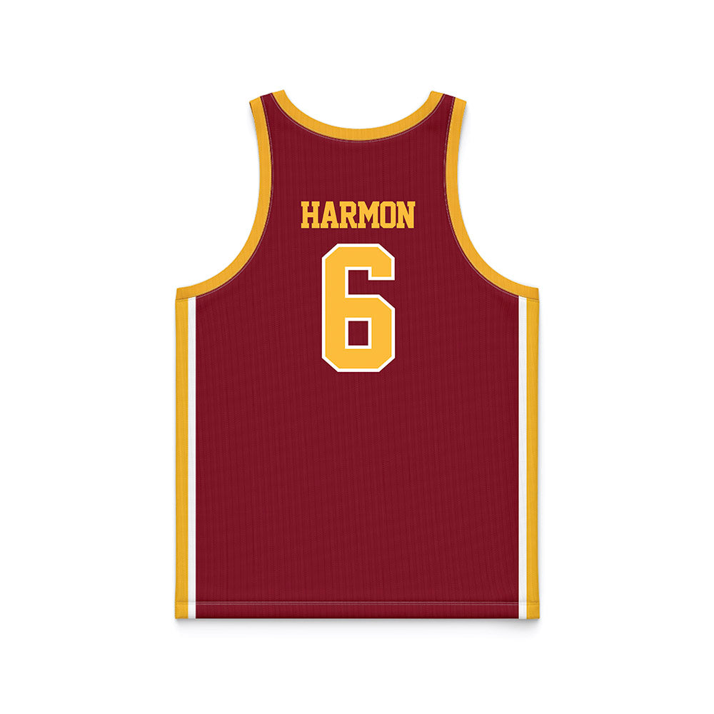 Minnesota - NCAA Women's Basketball : Leah Harmon - Retro Maroon Basketball Jersey-1