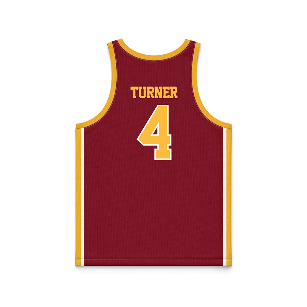 Minnesota - NCAA Men's Basketball : Nehemiah Turner - Retro Maroon Basketball Jersey-1