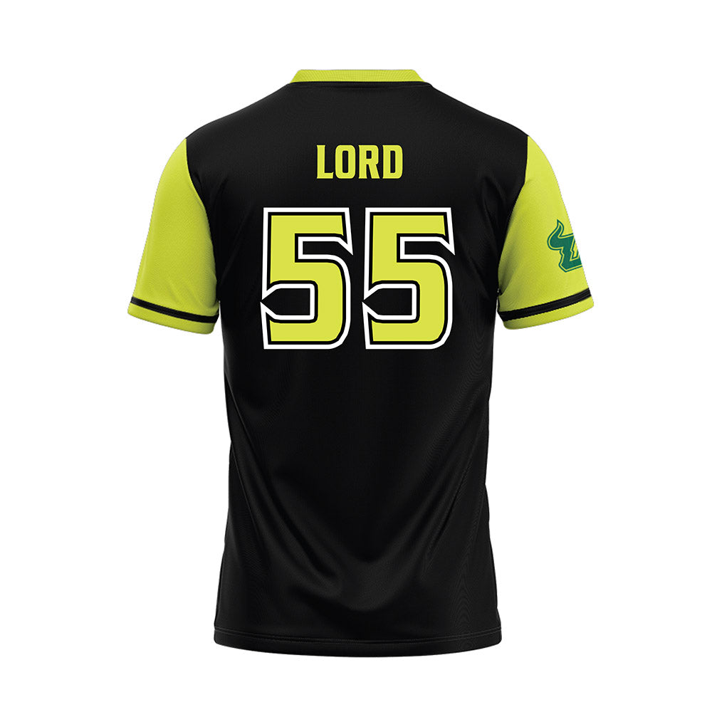 USF - NCAA Softball : Zoey Lord - Black/Slime Jersey-1