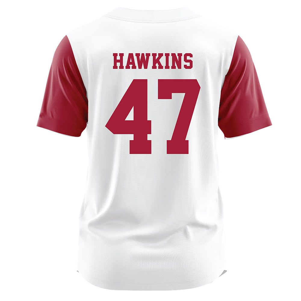 Alabama - NCAA Softball : Salen Hawkins - White Jersey
