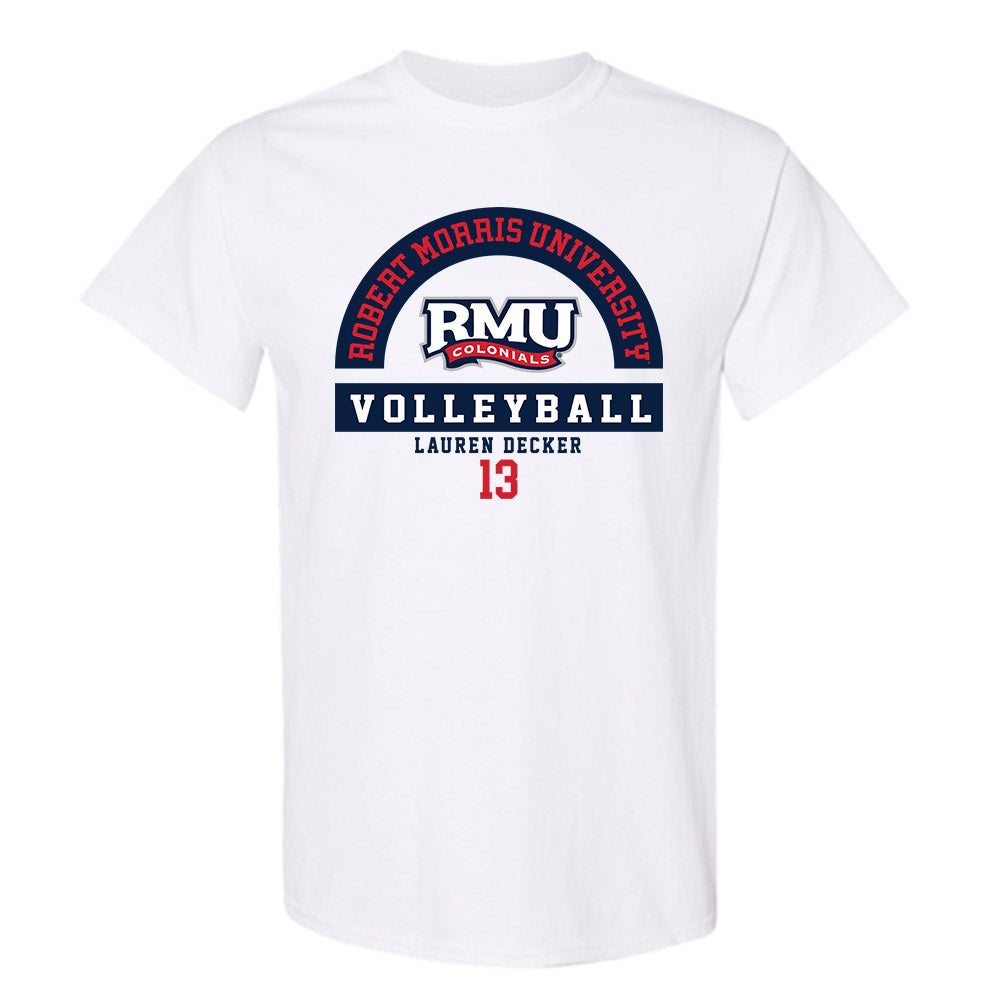 Robert Morris - NCAA Women's Volleyball : Lauren Decker - Classic Fashion Shersey T-Shirt-0