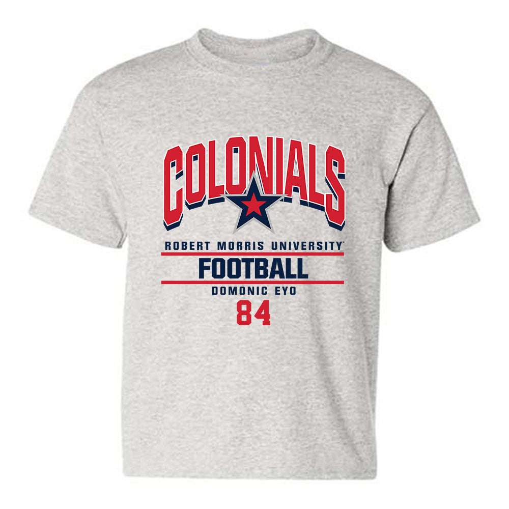 Robert Morris - NCAA Football : Domonic Eyo - Classic Fashion Shersey Youth T-Shirt-0
