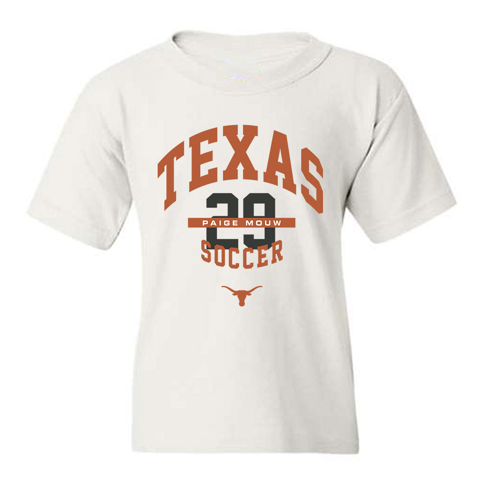 Texas - NCAA Women's Soccer : Paige Mouw - Classic Fashion Shersey Youth T-Shirt-0
