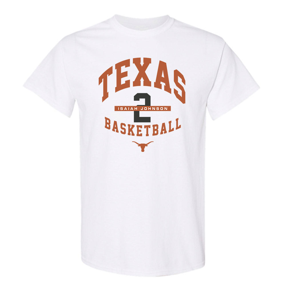 Texas - NCAA Men's Basketball : Isaiah Johnson - Classic Fashion Shersey T-Shirt-0