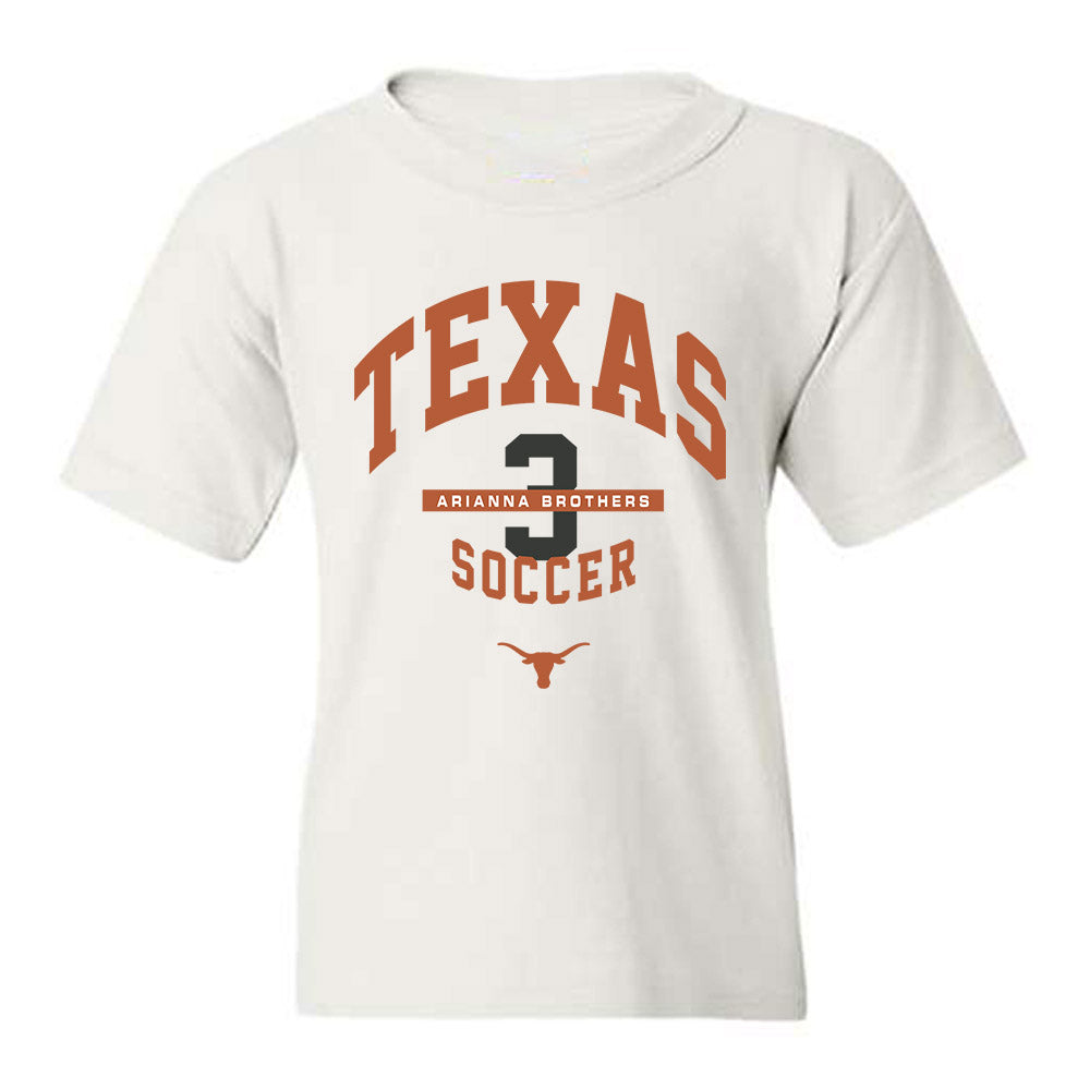 Texas - NCAA Women's Soccer : Arianna Brothers - Classic Fashion Shersey Youth T-Shirt-0