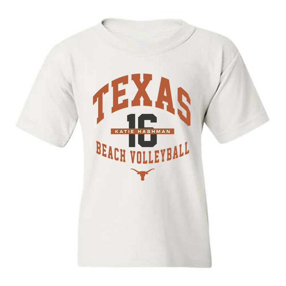 Texas - NCAA Beach Volleyball : Katie Hashman - Classic Fashion Shersey Youth T-Shirt-0