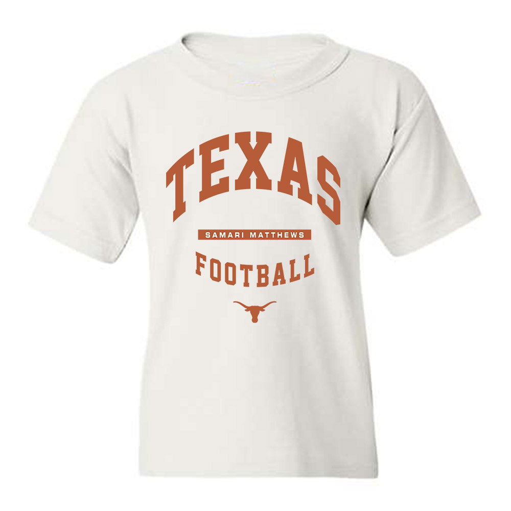 Texas - NCAA Football : Samari Matthews - Classic Fashion Shersey Youth T-Shirt-0