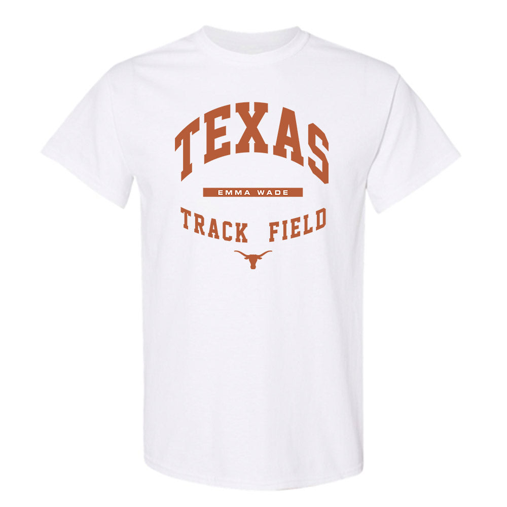 Texas - NCAA Women's Track & Field : Emma Wade - Classic Fashion Shersey T-Shirt-0