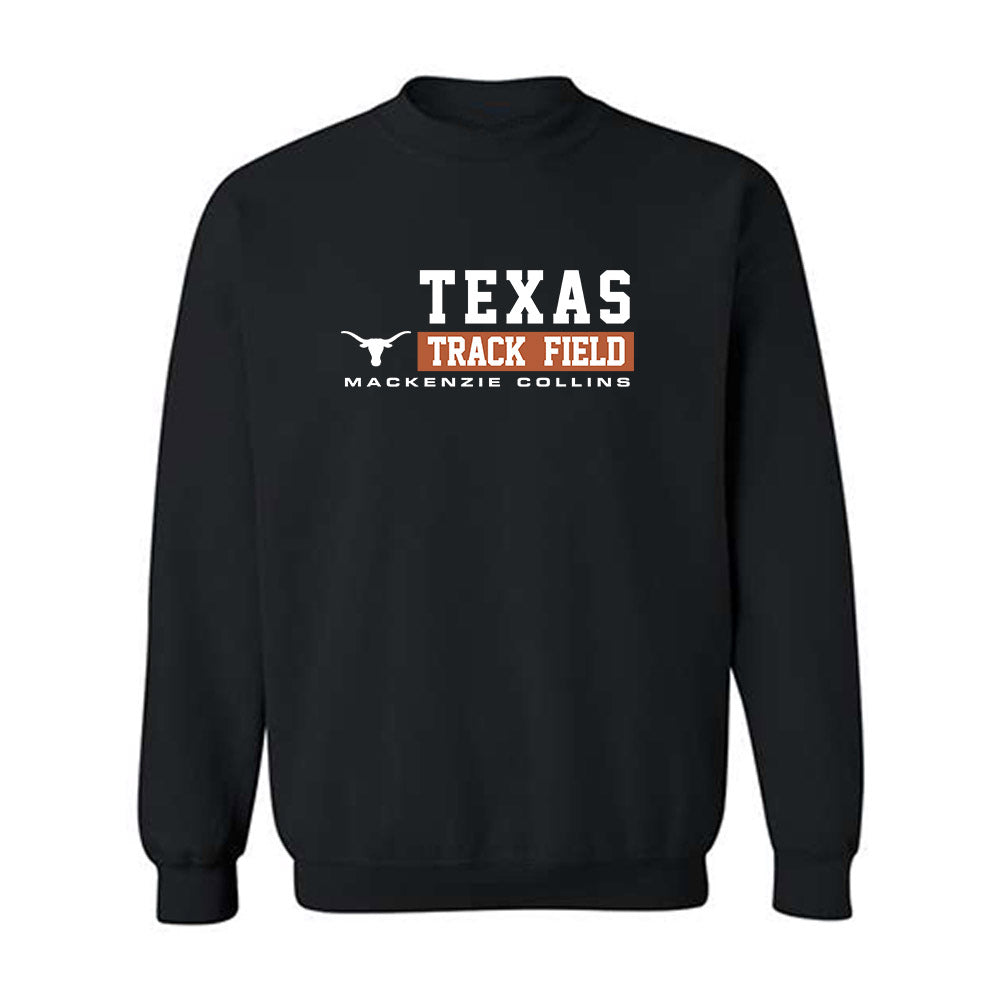Texas - NCAA Women's Track & Field : Mackenzie Collins - Classic Fashion Shersey Crewneck Sweatshirt-0