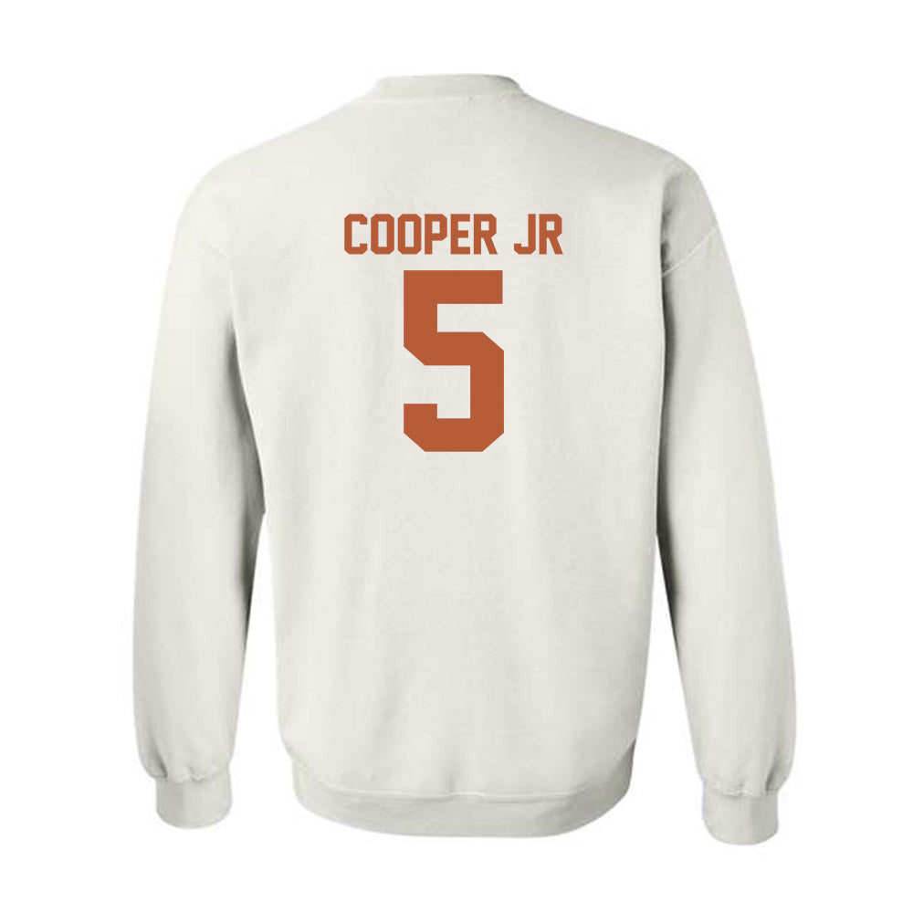 Texas - NCAA Football : Derrek Cooper jr - Classic Shersey Crewneck Sweatshirt-1