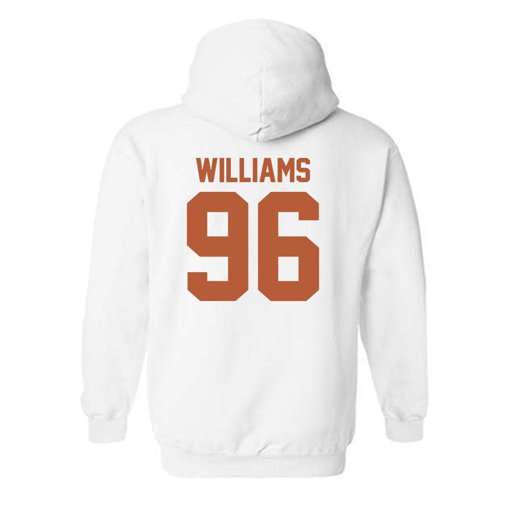 Texas - NCAA Football : Zion Williams - Classic Shersey Hooded Sweatshirt-1