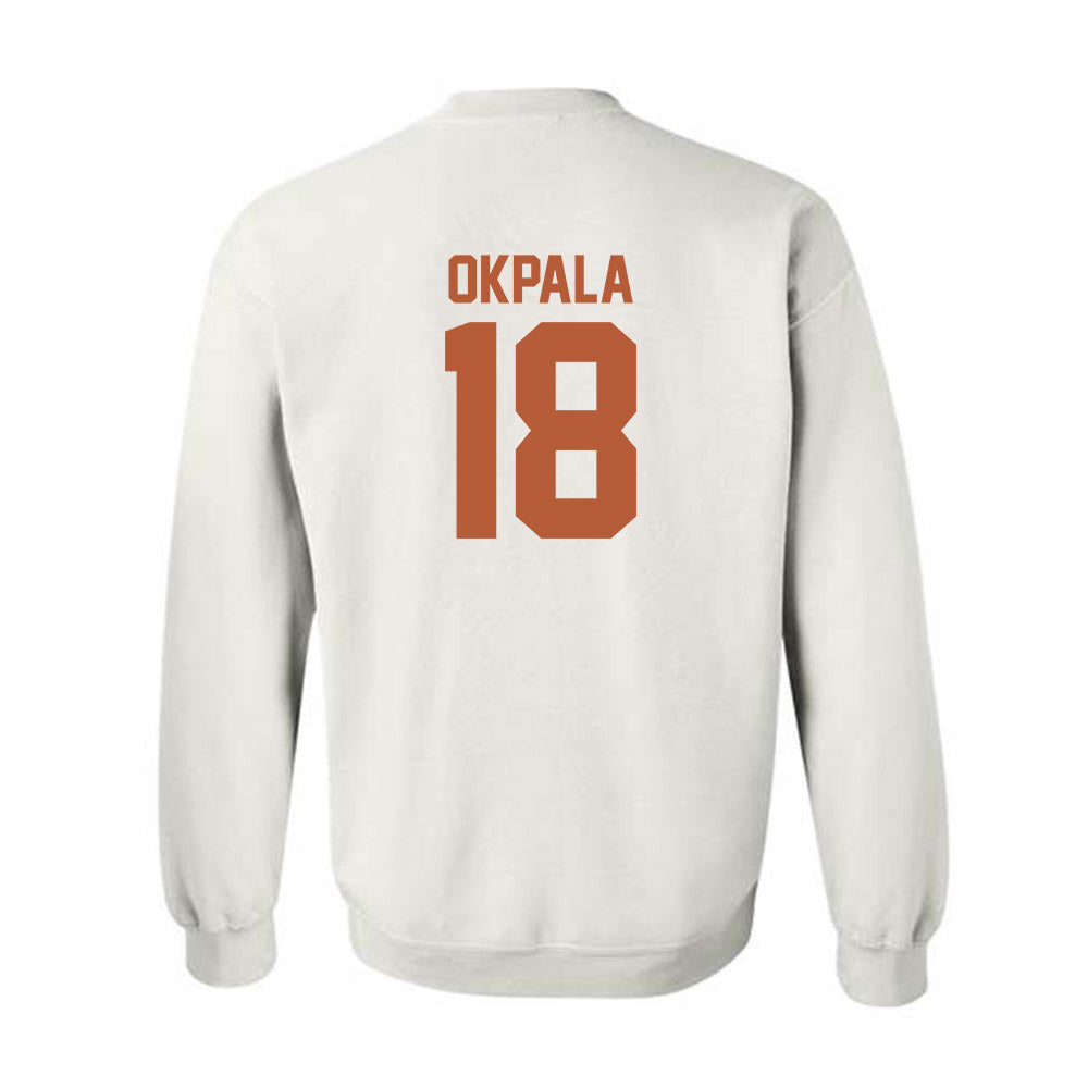 Texas - NCAA Football : Kosi Okpala - Classic Shersey Crewneck Sweatshirt-1