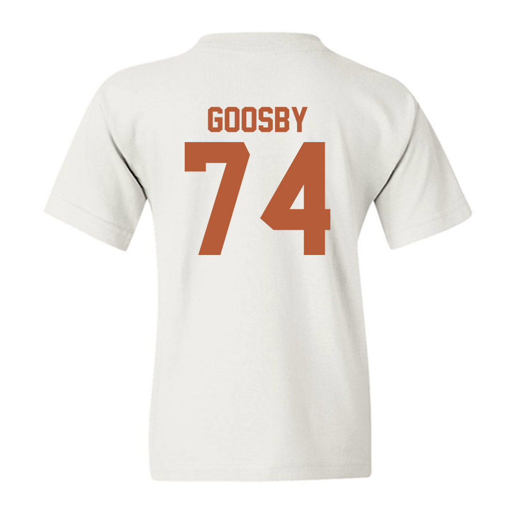 Texas - NCAA Football : Trevor Goosby - Classic Shersey Youth T-Shirt-1