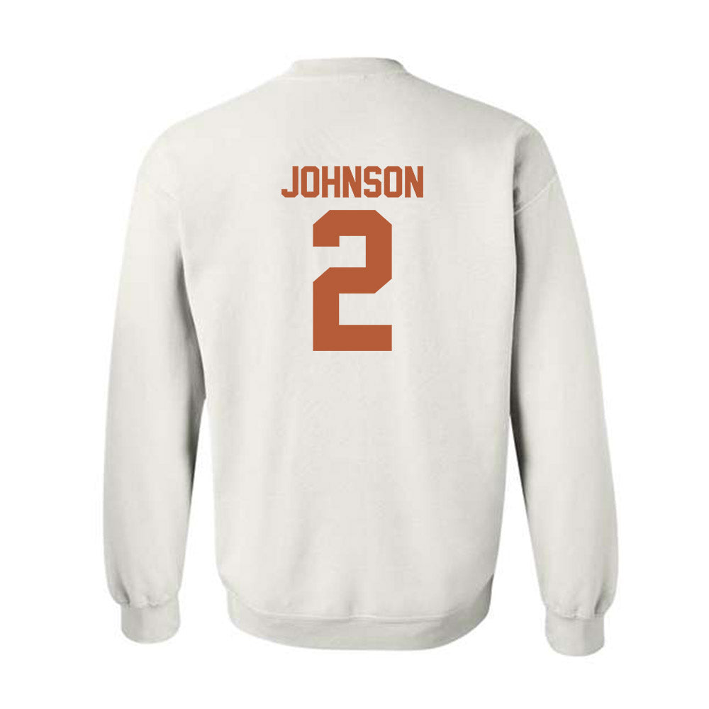 Texas - NCAA Men's Basketball : Isaiah Johnson - Classic Shersey Crewneck Sweatshirt-1
